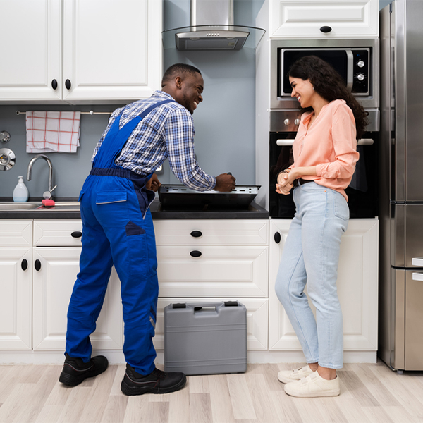 what kind of warranty do you offer on your cooktop repair services in Potter Lake